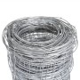 Valla de jardín de acero galvanizado plateado 50x1,6 m de vidaXL, Paneles de vallas - Ref: Foro24-149511, Precio: 146,07 €, D...