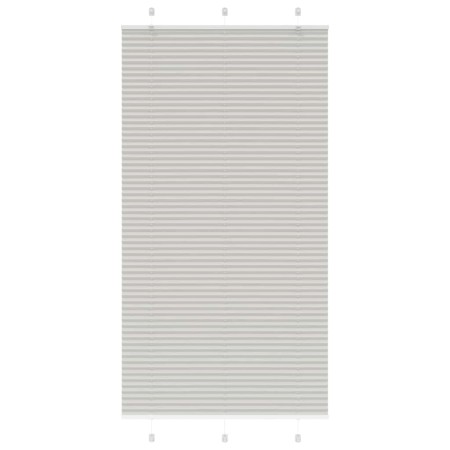 Estor Plisado gris claro 110x200 cm Tela Ancho 109,4 cm de , Persianas y estores - Ref: Foro24-4015366, Precio: 35,04 €, Desc...