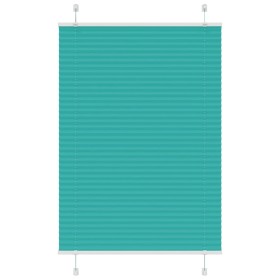 Estor Plisado verde petróleo 100x150 cm Tela Ancho 99,4 cm de , Persianas y estores - Ref: Foro24-4015398, Precio: 16,21 €, D...
