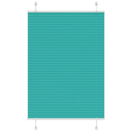 Estor Plisado verde petróleo 100x150 cm Tela Ancho 99,4 cm de , Persianas y estores - Ref: Foro24-4015398, Precio: 16,21 €, D...