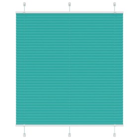 Estor Plisado verde petróleo 115x150 cm Tela Ancho 114,4 cm de , Persianas y estores - Ref: Foro24-4015401, Precio: 25,92 €, ...