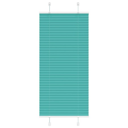 Estor Plisado verde petróleo 55x100 cm Tela Ancho 54,4 cm de , Persianas y estores - Ref: Foro24-4015372, Precio: 16,27 €, De...