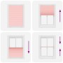Estor Plisado rosa 95x150 cm Tela Ancho 94,4 cm Poliéster de , Persianas y estores - Ref: Foro24-4015448, Precio: 15,71 €, De...