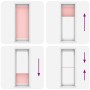 Estor Plisado rosa 80x200 cm Tela Ancho 79,4 cm Poliéster de , Persianas y estores - Ref: Foro24-4015462, Precio: 23,63 €, De...
