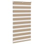 Estor cebra marrón arena tejido ancho 70,9 cm poliéster de , Persianas y estores - Ref: Foro24-4014516, Precio: 21,80 €, Desc...