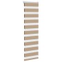 Estor cebra marrón arena tejido ancho 35,9 cm poliéster de , Persianas y estores - Ref: Foro24-4014509, Precio: 17,48 €, Desc...