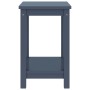 Mesita de noche madera maciza de pino gris claro 35x30x47 cm de vidaXL, Mesitas de noche - Ref: Foro24-322213, Precio: 37,52 ...