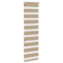 Estor cebra marrón arena tejido ancho 45,9 cm poliéster de , Persianas y estores - Ref: Foro24-4014537, Precio: 20,62 €, Desc...