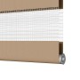 Estor cebra marrón arena tejido ancho 115,9 cm poliéster de , Persianas y estores - Ref: Foro24-4014577, Precio: 32,48 €, Des...
