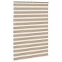 Estor cebra marrón arena tejido ancho 160,9 cm poliéster de , Persianas y estores - Ref: Foro24-4014612, Precio: 41,12 €, Des...