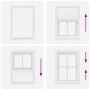 Estor Plisado blanco 90x100 cm Tela Ancho 89,4 cm Poliéster de , Persianas y estores - Ref: Foro24-4015481, Precio: 18,82 €, ...