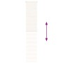Estor cebra beige mármol tejido ancho 45,9 cm poliéster de , Persianas y estores - Ref: Foro24-4014667, Precio: 21,80 €, Desc...