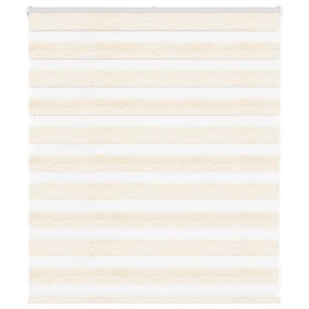 Estor cebra beige mármol tejido ancho 125,9 cm poliéster de , Persianas y estores - Ref: Foro24-4014631, Precio: 28,36 €, Des...
