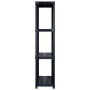 Estante de almacenaje 4 niveles negro plástico 183x30,5x130 cm de vidaXL, Estanterías industriales - Ref: Foro24-3059855, Pre...