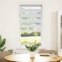 Estor cebra blanco 55x100 cm tejido ancho 50,9 cm poliéster de , Persianas y estores - Ref: Foro24-4014720, Precio: 24,07 €, ...