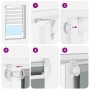 Estor cebra blanco 55x100 cm tejido ancho 50,9 cm poliéster de , Persianas y estores - Ref: Foro24-4014720, Precio: 24,07 €, ...