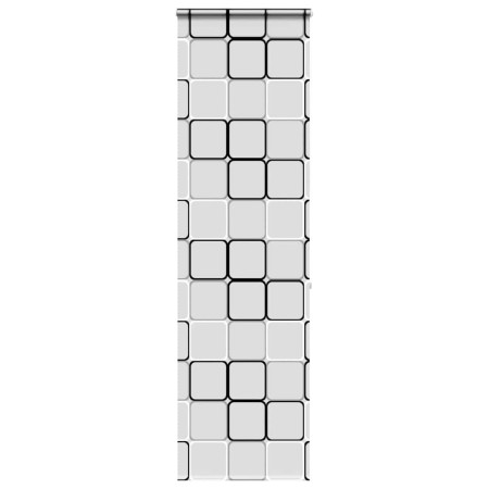 Estor enrollable para ducha con casete 80x240cm tela ancho 76cm de , Persianas y estores - Ref: Foro24-4015043, Precio: 20,57...
