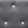 Sofá chesterfield de 3 plazas de terciopelo 199x75x72 cm gris de , Sofás - Ref: Foro24-247144, Precio: 692,17 €, Descuento: %