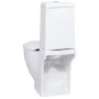 Inodoro WC redondo de cerámica flujo hacia abajo blanco by vidaXL, Bathrooms - Ref: Foro24-3059888, Price: 238,90 €, Discount: %