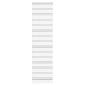 Estor cebra blanco 65x200 cm tejido ancho 60,9 cm poliéster de , Persianas y estores - Ref: Foro24-4014774, Precio: 22,58 €, ...