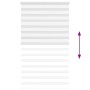 Estor cebra blanco 120x230 cm tejido ancho 115,9 cm poliéster de , Persianas y estores - Ref: Foro24-4014811, Precio: 34,91 €...