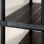 Estantería almacenaje 5 niveles plástico negro 274,5x45,7x185cm de vidaXL, Estanterías industriales - Ref: Foro24-3059858, Pr...
