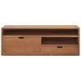 Mueble de TV madera maciza de teca 110x30x40 cm de vidaXL, Muebles TV - Ref: Foro24-326119, Precio: 175,44 €, Descuento: %
