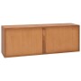 Mueble de TV madera maciza de teca 110x30x40 cm de vidaXL, Muebles TV - Ref: Foro24-326119, Precio: 178,32 €, Descuento: %