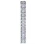 Valla de jardín de acero galvanizado plateado 50x1,5 m de vidaXL, Paneles de vallas - Ref: Foro24-149508, Precio: 126,19 €, D...