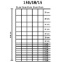 Valla de jardín de acero galvanizado plateado 50x1,5 m de vidaXL, Paneles de vallas - Ref: Foro24-149508, Precio: 126,19 €, D...
