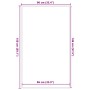 Felpudo a rayas negro y gris 90x150 cm de , Felpudos - Ref: Foro24-4105596, Precio: 34,28 €, Descuento: %
