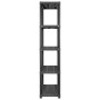 Estanterías de almacenaje 5 niveles plástico negro 284x38x170cm de vidaXL, Estanterías industriales - Ref: Foro24-3059860, Pr...