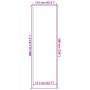 Felpudo negro 115x400 cm de , Felpudos - Ref: Foro24-4105610, Precio: 97,21 €, Descuento: %
