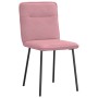 Sillas de comedor 4 unidades terciopelo rosa de , Sillas de comedor - Ref: Foro24-3315313, Precio: 166,25 €, Descuento: %