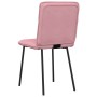 Sillas de comedor 4 unidades terciopelo rosa de , Sillas de comedor - Ref: Foro24-3315313, Precio: 166,25 €, Descuento: %