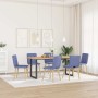 Sillas de comedor 6 uds tela azul jeans de , Sillas de comedor - Ref: Foro24-3315448, Precio: 288,52 €, Descuento: %