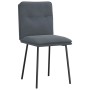 Sillas de comedor 6 unidades terciopelo gris oscuro de , Sillas de comedor - Ref: Foro24-3315680, Precio: 260,62 €, Descuento: %
