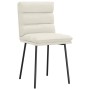 Sillas de comedor 4 unidades terciopelo crema de , Sillas de comedor - Ref: Foro24-3315391, Precio: 185,71 €, Descuento: %
