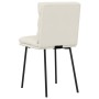 Sillas de comedor 4 unidades terciopelo crema de , Sillas de comedor - Ref: Foro24-3315391, Precio: 185,71 €, Descuento: %
