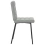 Sillas de comedor 2 unidades terciopelo gris claro de , Sillas de comedor - Ref: Foro24-4101080, Precio: 90,05 €, Descuento: %