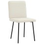 Sillas de comedor 6 unidades de terciopelo crema de , Sillas de comedor - Ref: Foro24-3315512, Precio: 251,21 €, Descuento: %