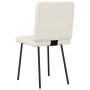 Sillas de comedor 6 unidades de terciopelo crema de , Sillas de comedor - Ref: Foro24-3315512, Precio: 251,21 €, Descuento: %