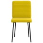 Sillas de comedor 6 unidades terciopelo amarillo de , Sillas de comedor - Ref: Foro24-3315510, Precio: 248,17 €, Descuento: %