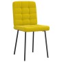 Sillas de comedor 6 unidades terciopelo amarillo de , Sillas de comedor - Ref: Foro24-3315457, Precio: 253,70 €, Descuento: %