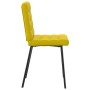 Sillas de comedor 6 unidades terciopelo amarillo de , Sillas de comedor - Ref: Foro24-3315457, Precio: 253,70 €, Descuento: %