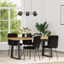Sillas de comedor 4 unidades terciopelo negro de , Sillas de comedor - Ref: Foro24-3315186, Precio: 171,57 €, Descuento: %