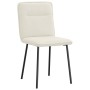 Sillas de comedor 4 unidades terciopelo crema de , Sillas de comedor - Ref: Foro24-3315318, Precio: 169,35 €, Descuento: %