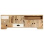 Mueble de TV de madera maciza de mango 120x30x40 cm en Muebles TV | Comprar online en Foru.es