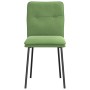 Sillas de comedor 6 unidades terciopelo verde claro de , Sillas de comedor - Ref: Foro24-3315682, Precio: 253,66 €, Descuento: %