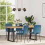 Sillas de comedor 4 unidades terciopelo azul de , Sillas de comedor - Ref: Foro24-3315190, Precio: 170,25 €, Descuento: %